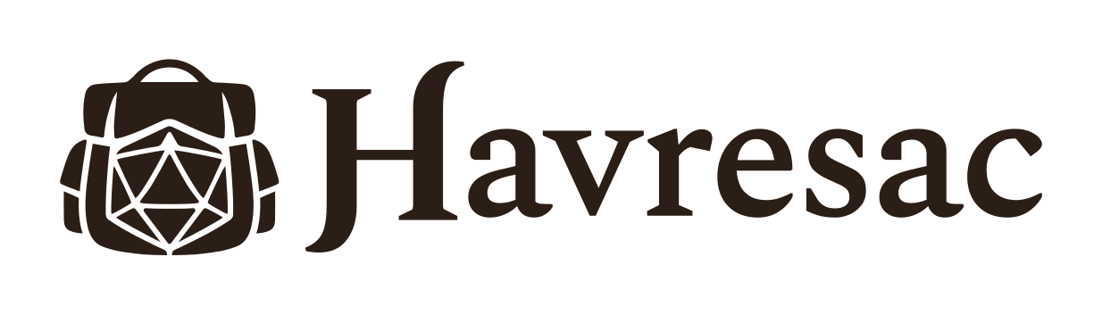 Logo Havresac – boutique d'accessoires JDR